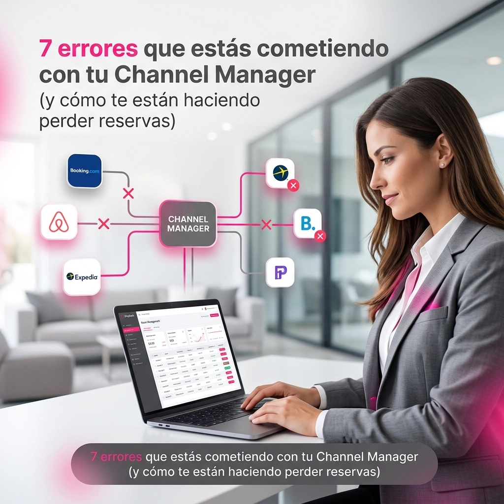 7 errores que estás cometiendo con tu Channel Manager (y cómo te están haciendo perder reservas)