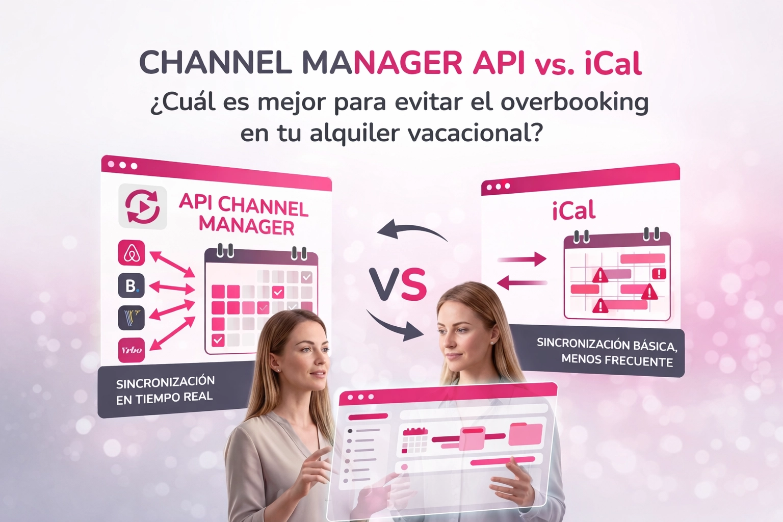 Channel Manager API vs. iCal: ¿Cuál es mejor para evitar el overbooking en tu alquiler vacacional?
