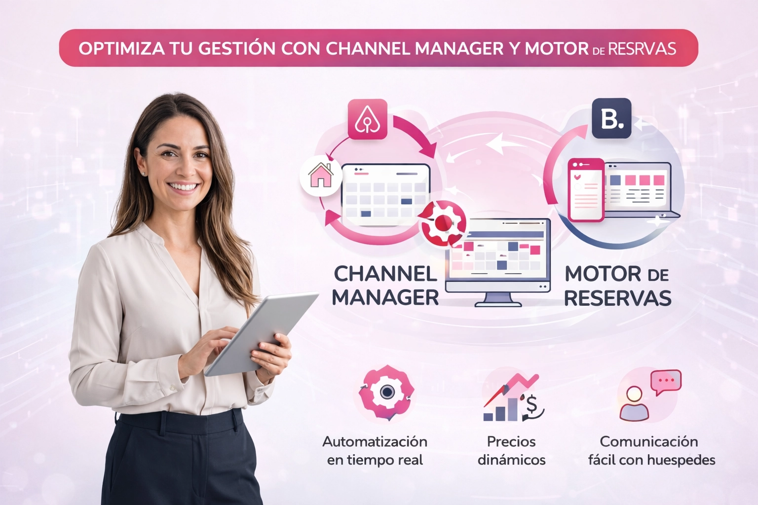 Channel Manager y Motor de Reservas: Cómo automatizar tu alquiler vacacional al 100%