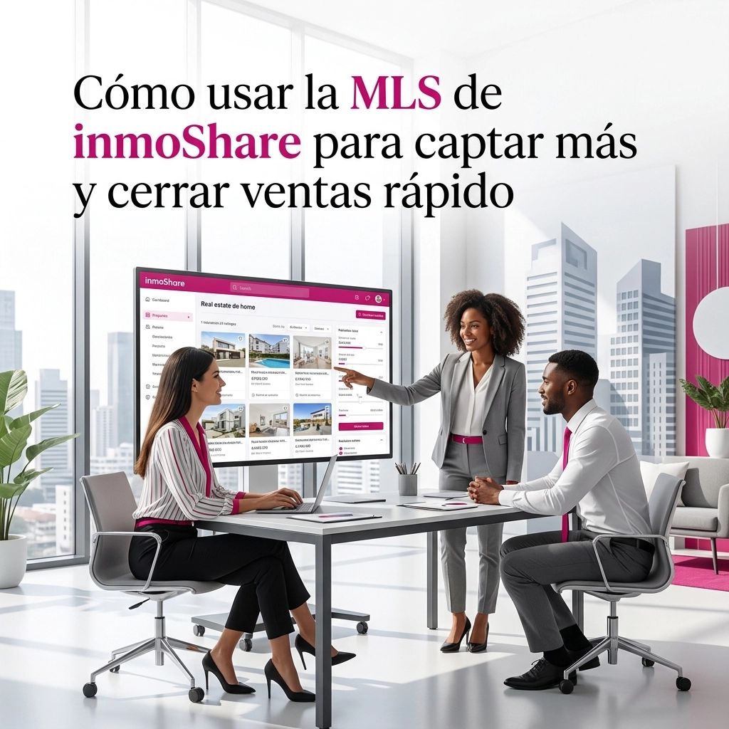 Cómo usar la MLS de inmoShare para captar más y cerrar ventas rápido