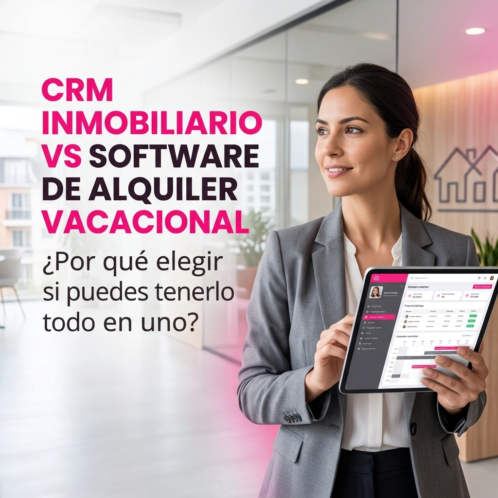 CRM inmobiliario vs software de alquiler vacacional: ¿Por qué elegir si puedes tenerlo todo en uno?