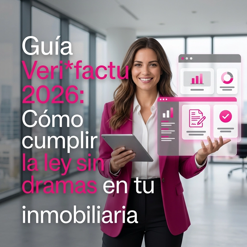 Guía Veri*factu 2026: Cómo cumplir la ley sin dramas en tu inmobiliaria