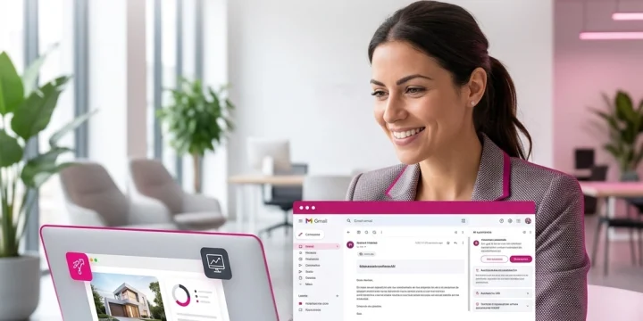 Por qué la IA en tu WebMail cambiará para siempre cómo usas tu CRM para inmobiliarias