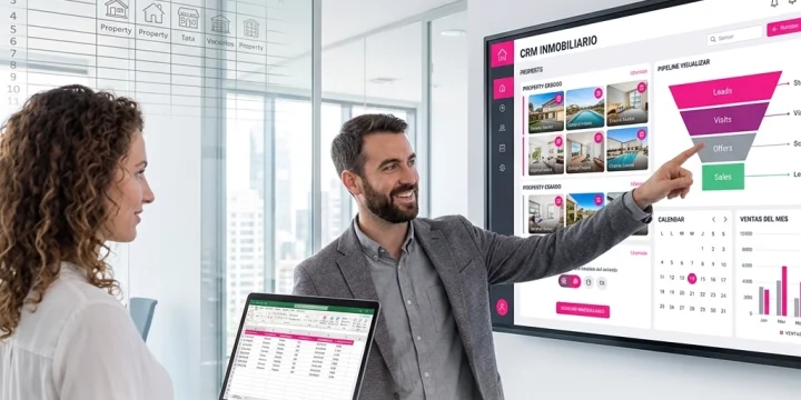 ¿Excel o CRM para inmobiliarias? Por qué tu agencia necesita dar el salto ya