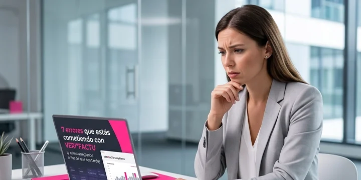 7 errores que estás cometiendo con VERI*FACTU (y cómo arreglarlos antes de que sea tarde)
