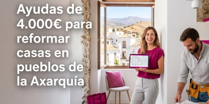 Ayudas de 4.000€ para reformar casas en pueblos de la Axarquía