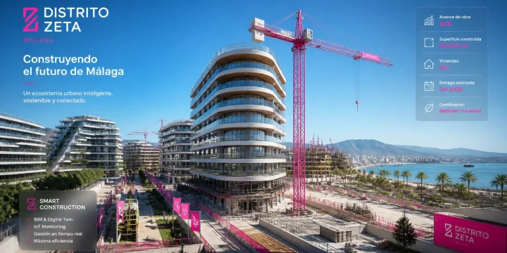 Distrito Zeta no para: Comienzan las obras de 140 nuevas VPO en Málaga