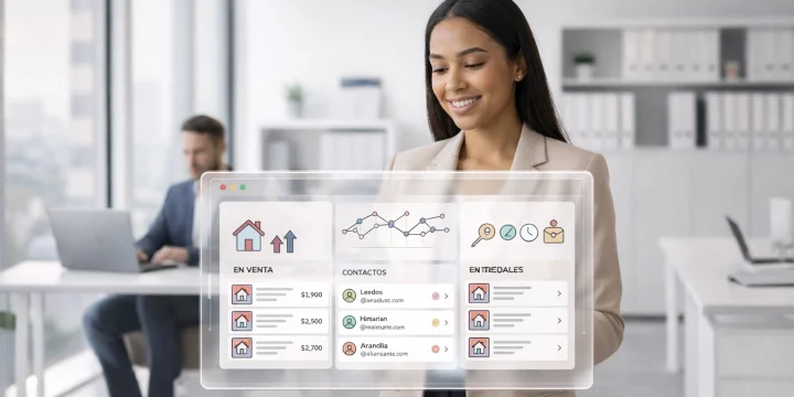 Cómo gestionar ventas y alquileres desde un solo CRM inmobiliario (sin morir en el intento)