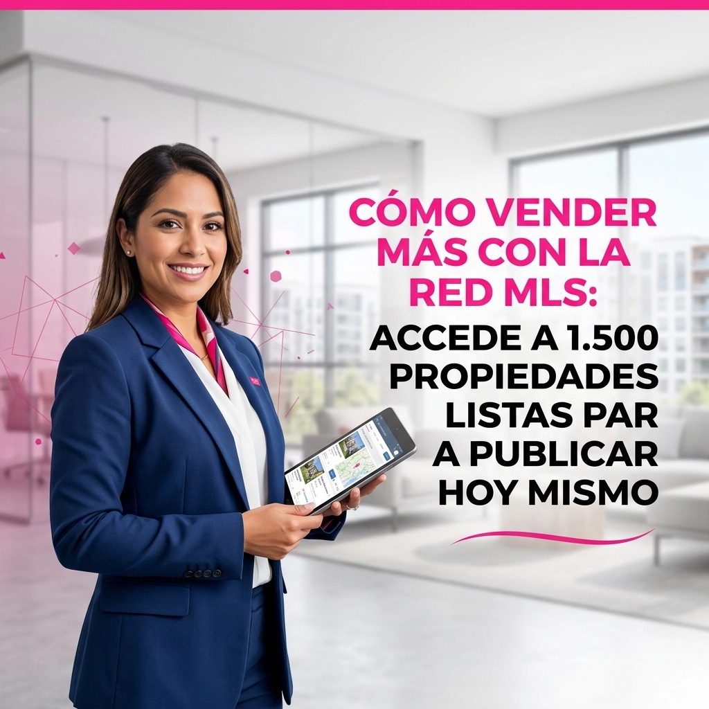 Cómo vender más con la red MLS: Accede a 1.500 propiedades listas para publicar hoy mismo